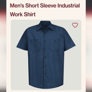 Men's Short Sleeve Industrial Work Shirt